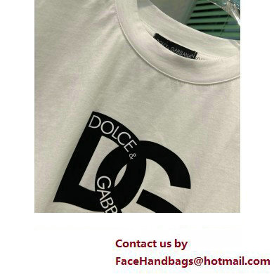 Dolce  &  Gabbana LOGO PRINTED T-SHIRT WHITE 2023